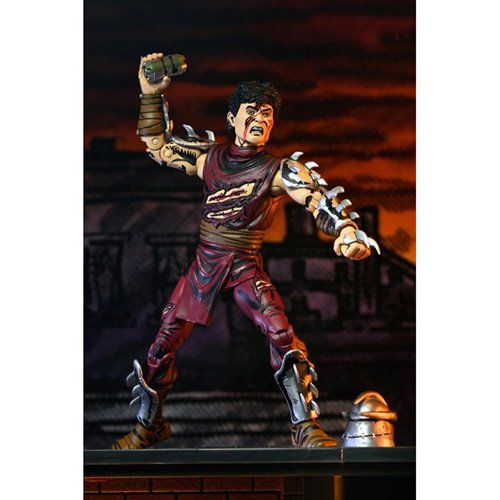 Teenage Mutant Ninja Turtles Mirage Comics Battle Damaged Shredder Classic Colors 7-Inch Scale Actio