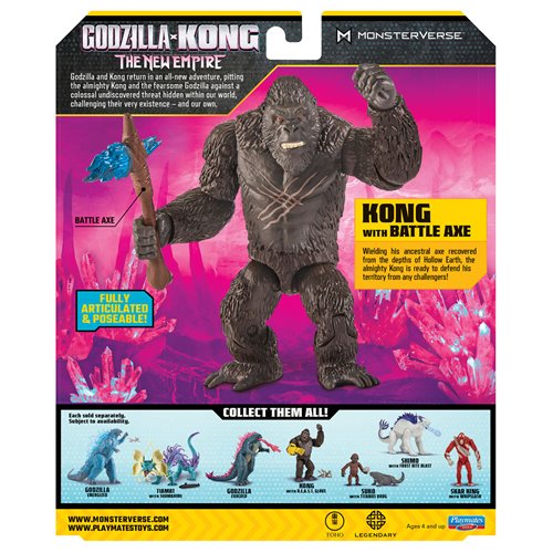 Godzilla x Kong: The New Empire Movie Monster Wave 3 Revision 2 6-Inch Basic Action Figure Case of 5