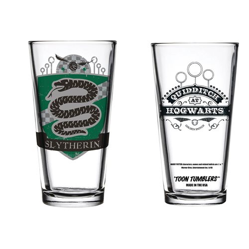 Harry Potter Quidditch Slytherin Toon Tumbler