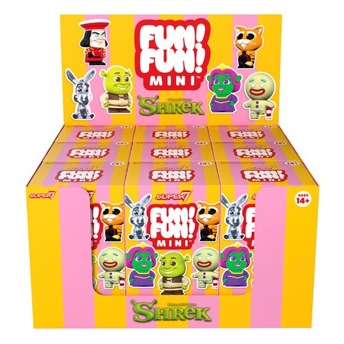 Shrek FUN! FUN! Mini-Figures Wave 1 Mystery Box Case of 9