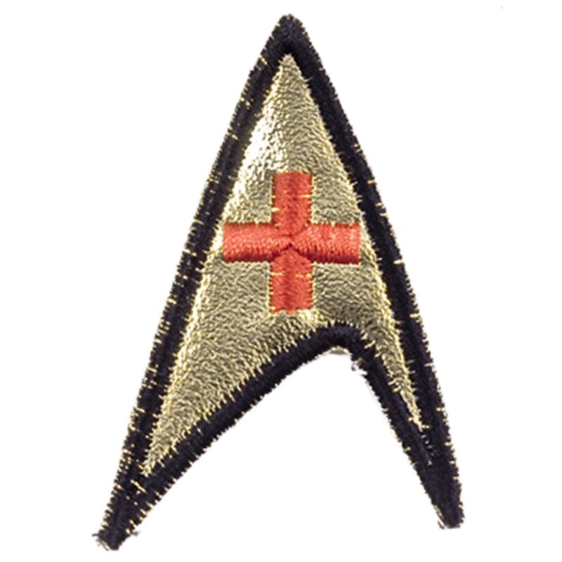 PATCH Star Trek TOS insignia MEDICAL caduceus Lot of 6 