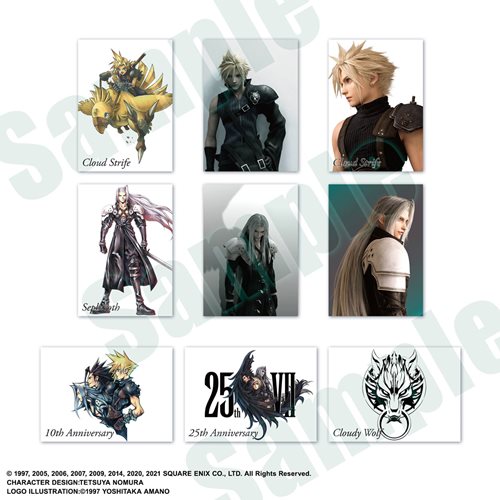 Final Fantasy VII Anniversary Art Museum Trading Cards Display Box of 20 Packs