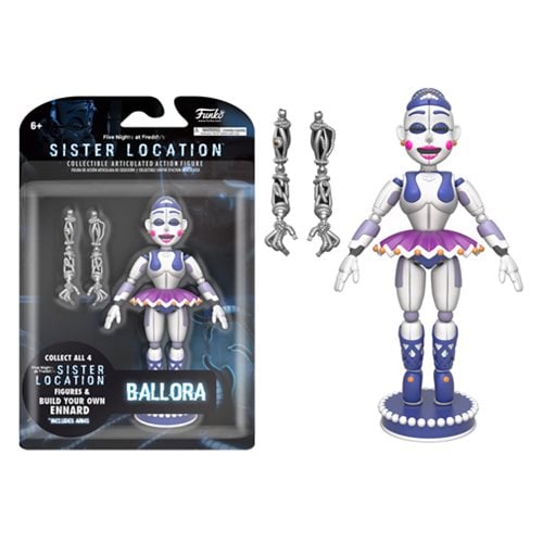 Five Nights At Freddy S Sister Location Ballora 5 Inch Action Figure