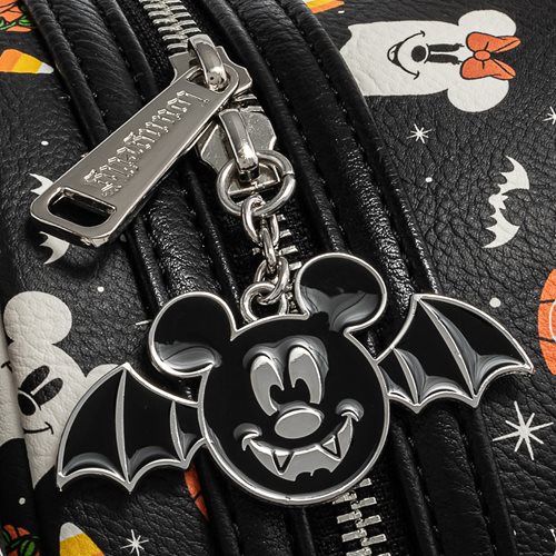 Mickey and Minnie Mouse Spooky Mini-Backpack and Ears Headband Set
