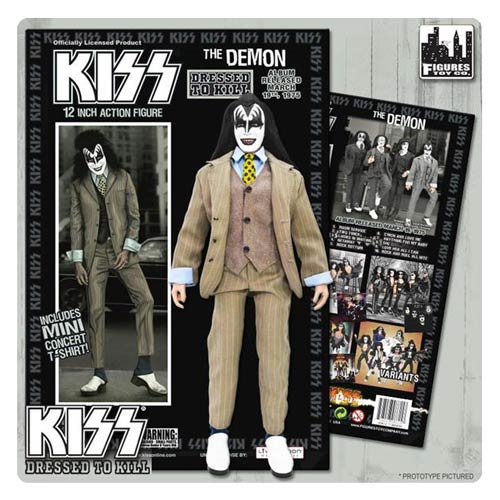 KISS Demon Dressed To Kill Color Suit 12-Inch Action Figure