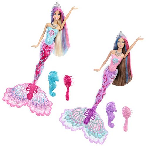 barbie color magic mermaid doll