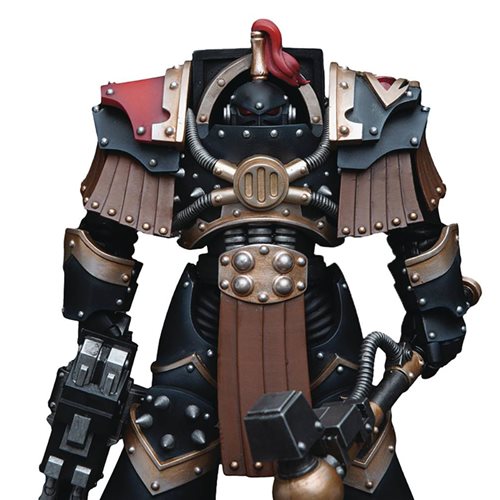 Joy Toy Warhammer 40,000 Sons of Horus Justaerin Terminator Squad with Thunder Hammer 1:18 Scale Action Figure