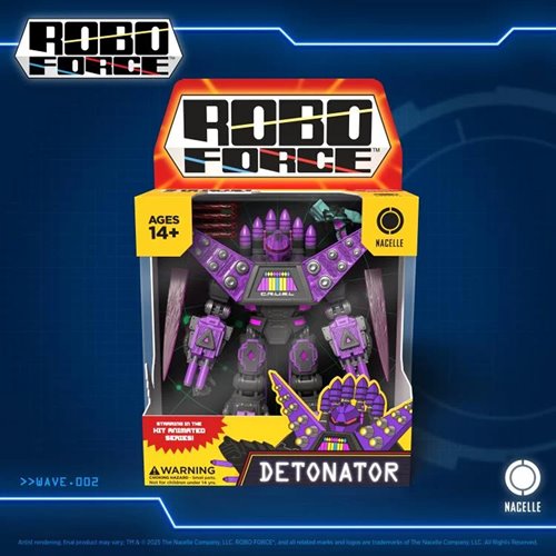 RoboForce Wave 2 Detonator 1:12 Scale Action Figure
