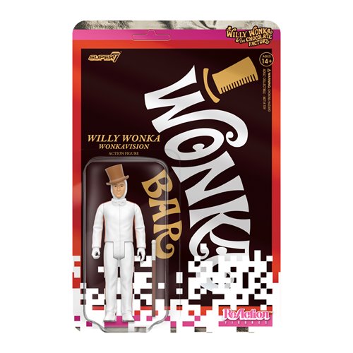 Willy Wonka and the Chocolate Factory Willy Wonka (Wonkavision) 3 3/4-Inch ReAction Figure