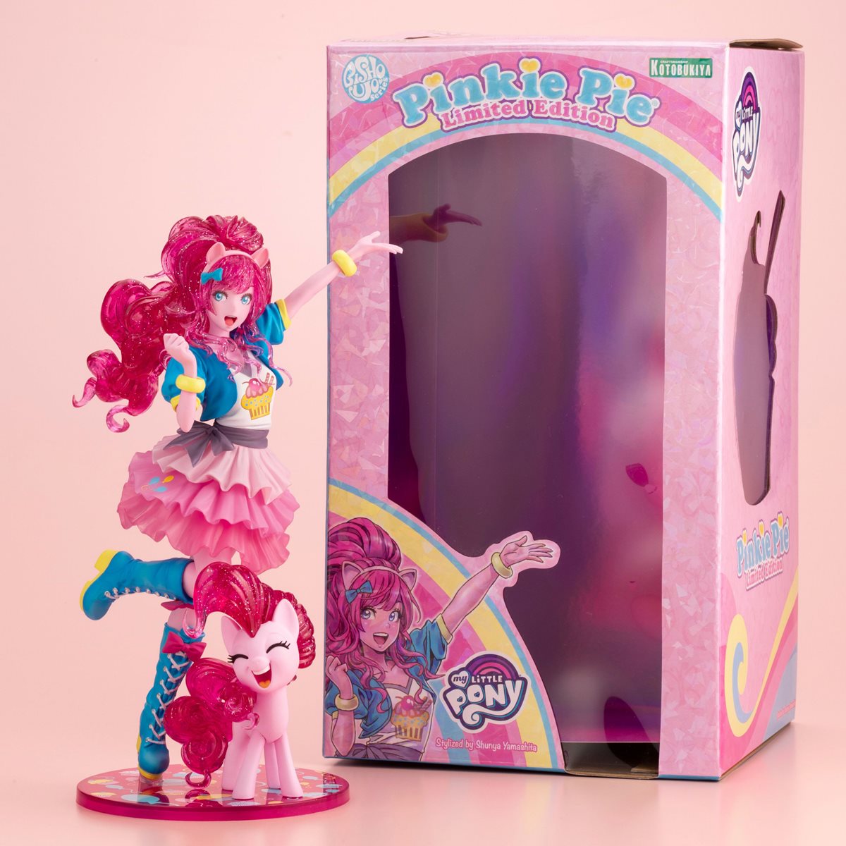 My Little Pony Pinkie Pie Bishoujo Statue Multicolor PVC Figure Figurine New NB