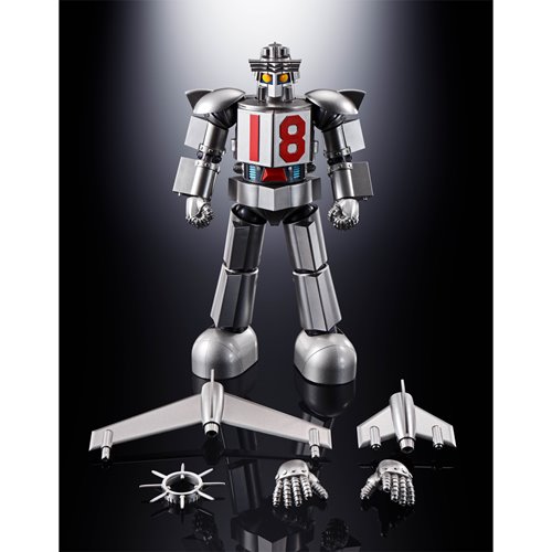 Super Robot Wars GX-101S Daitetsujin 17 and 18 Graviton Box Soul of Chogokin Action Figure Set