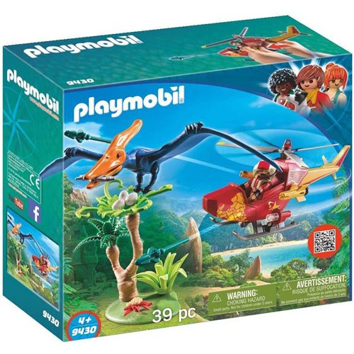 Playmobil 10734 Dinosaurs Adventure Copter with Pterodactyl