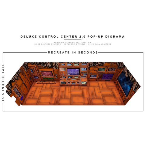 Deluxe Control Center 2.0 Pop-Up 1:12 Scale Diorama