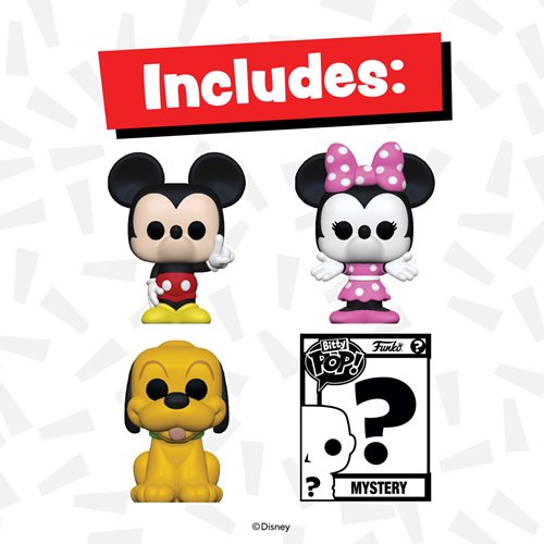 Disney Classics Mickey Mouse Funko Bitty Pop! Mini-Figure 4-Pack