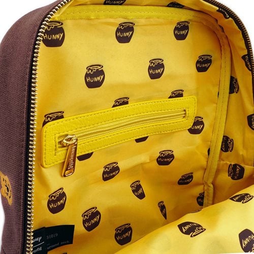 Winnie the Pooh Canvas Embroidered Backpack