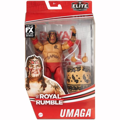 WWE Elite Collection Royal Rumble Umaga 2008 Action Figure