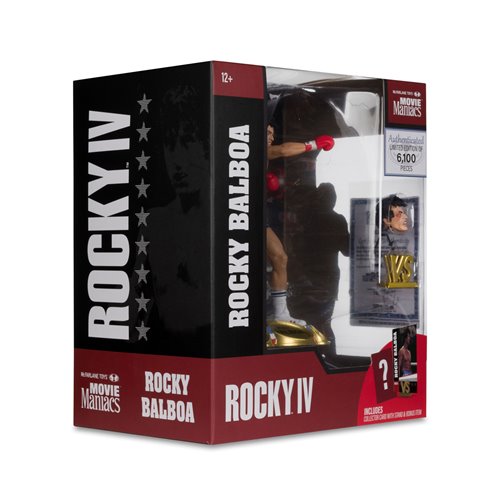 Movie Maniacs Rocky Wave 3 Rocky Balboa Rocky IV 6-Inch Scale Posed Figure