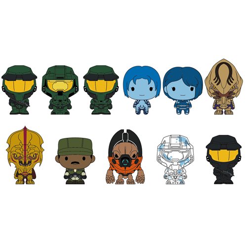 Halo 3D Foam Bag Clip Random 6-Pack