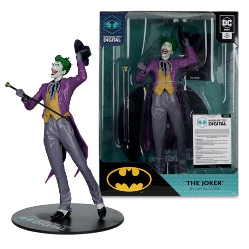 DC The Joker by Jason Fabok 1:6 Scale Posed Figure with McFarlane Toys Digital Collectible
