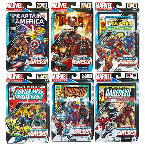 Mixed Lot of 10 Comic Marvel Action Figures Plastic 