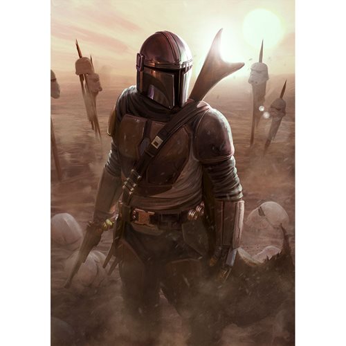 Star Wars: The Mandalorian The Calm After by Carlos Dattoli Lithograph Art Print