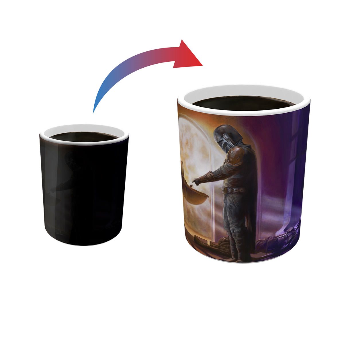 Star Wars (The Mandalorian™ – Turning Point By Monte Moore) Morphing Mugs®  Heat-Sensitive Mug MMUG1211