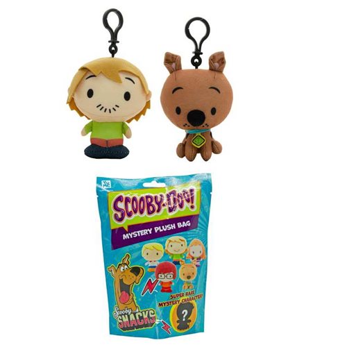 Scooby Doo 4-Inch Mystery Plush Bag with Clip