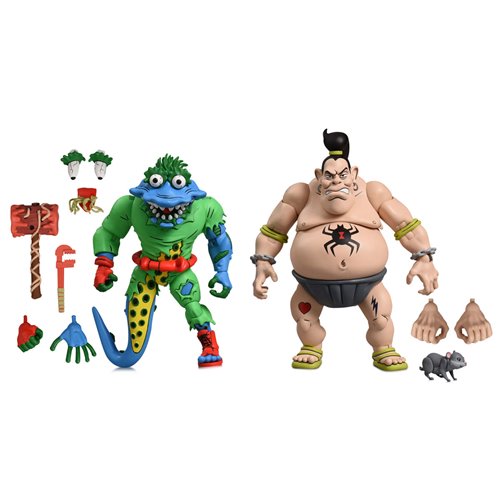 Teenage Mutant Ninja Turtles (1987 Cartoon) Tattoo and Wyrm 7-Inch Scale Action Figure 2-Pack