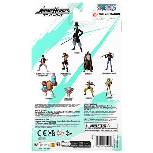 One Piece Anime Heroes Action Figure Wave 1 Case of 6