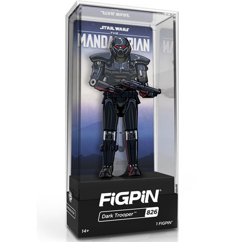 Star Wars: The Mandalorian Dark Trooper FiGPiN Classic 3-Inch Enamel Pin