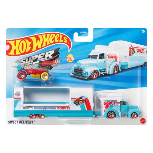 Hot Wheels Super Hauling Rig and Car 2025 Mix 4 Case of 4