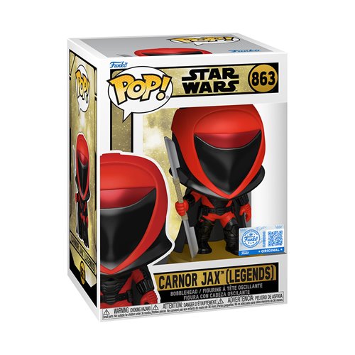 Star Wars Legends Carnor Jax Funko Pop! Vinyl Figure - Specialty