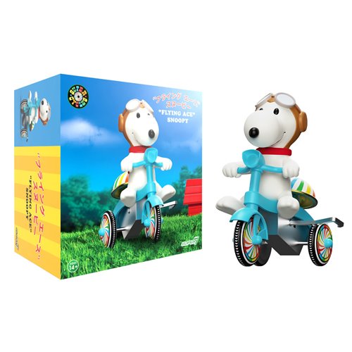 Peanuts Snoopy Flying Ace Super Cycles Vinyl Figure