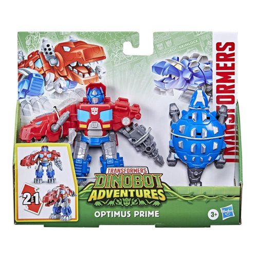 Transformers Rescue Bots Dinobot Adventures Optimus Prime Figure, Not Mint