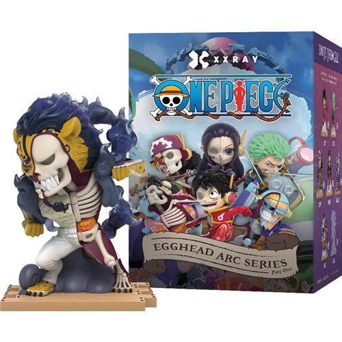 One Piece Series 9 Egghead Arc Edition Part 1 XXRAY Mini-Figure Display Tray of 6