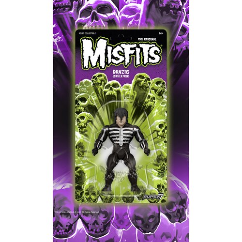 Misfits Vintage Skeleton Shirt Danzig Vintage Action Figure