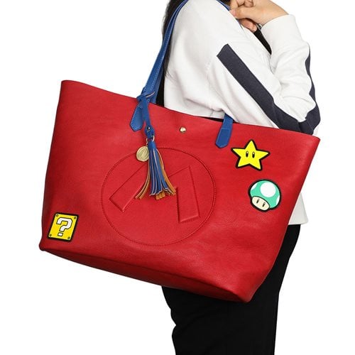 Super Mario Mixed Icons Tote Bag