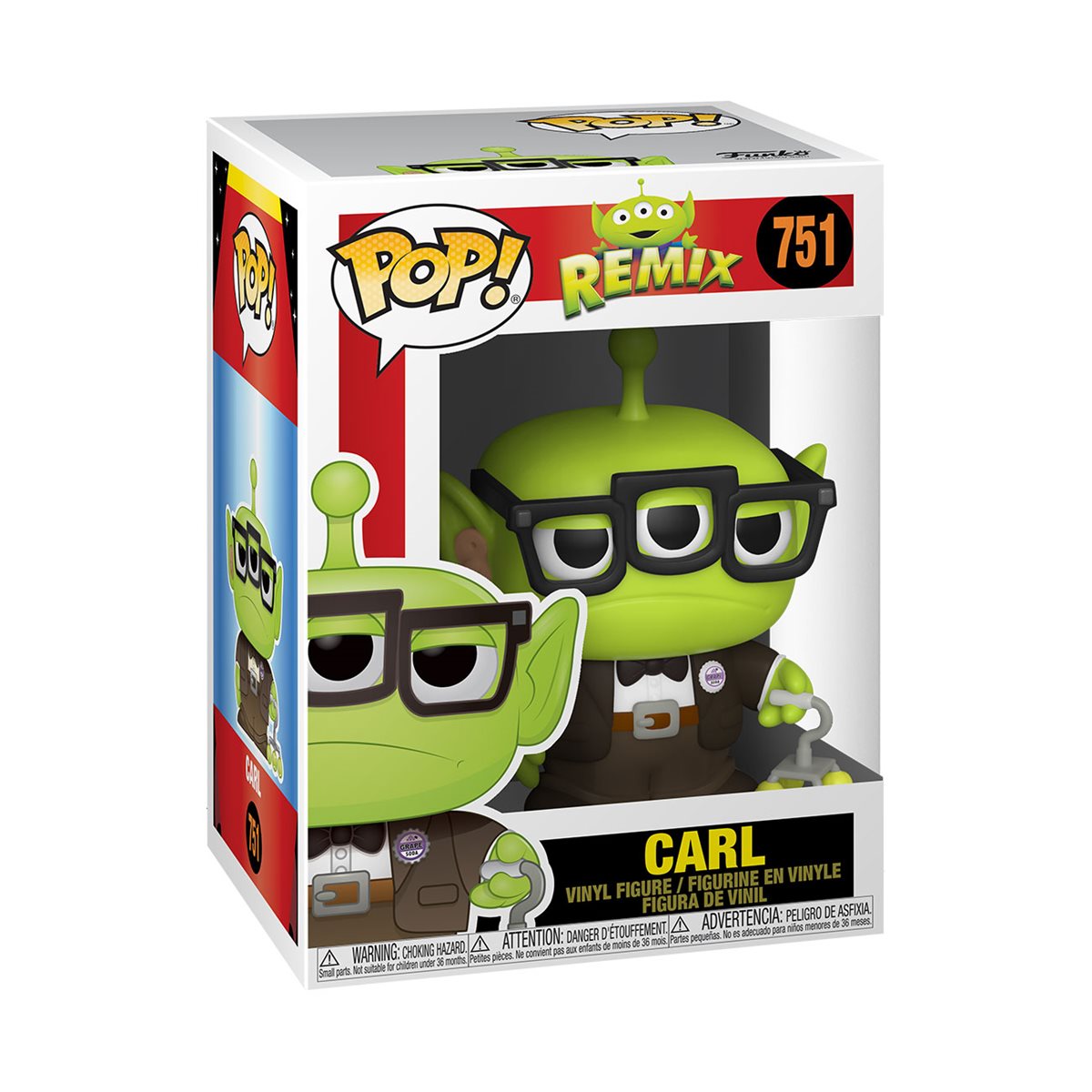 Pixar Anniversary Alien as Carl Funko Pop Vinyl TV, Movie & Video Game ...