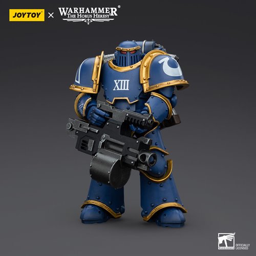 Joy Toy Warhammer: The Horus Heresy Ultramarines Legion MkIII Support Squad with Heavy Bolter 1:18 S