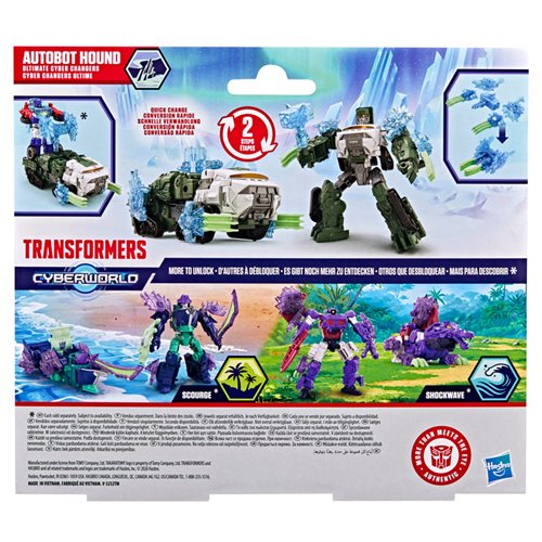 Transformers Cyberworld Autobot Hound Ultimate Cyber Changers Energon Surge Action Figure