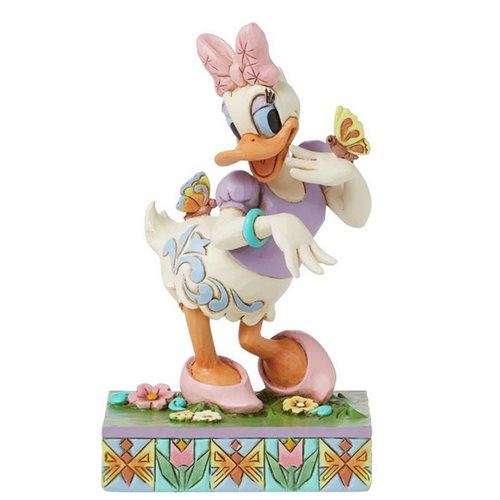 Disney Traditions Daisy Duck with Butterfly by Jim Shore Statue