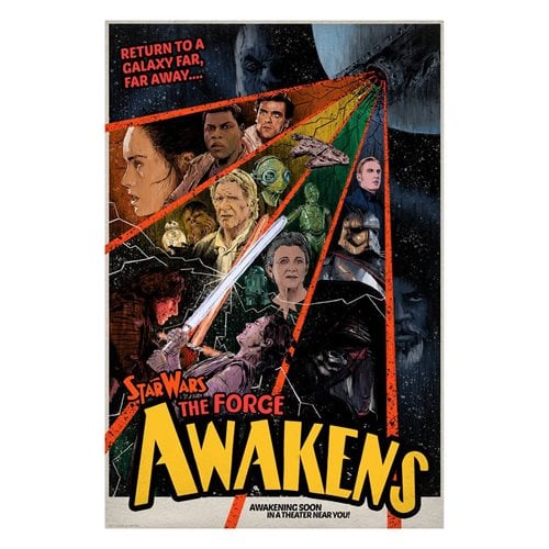 Star Wars: The Force Awakens Awakening Soon by J.J. Lendl Lithograph Art Print