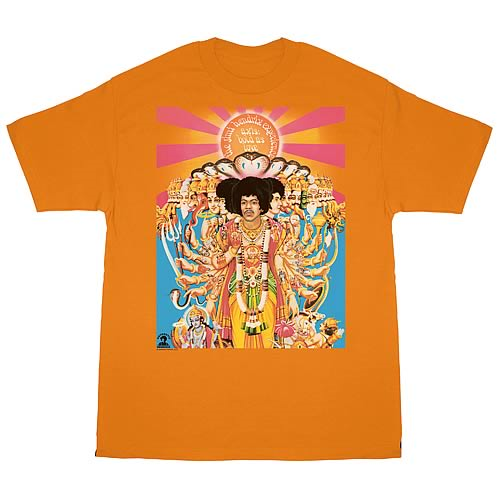 T-shirt Jimi Hendrix Axis Bold As Love – License Officielle, Coupe Classique Homme, 100% Coton, Noir
