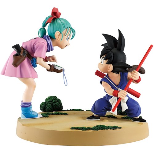 Dragon Ball Son Goku and Bulma Fantastic Adventure 3 Ichibansho Statue