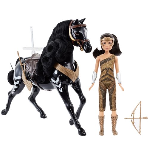 Wonder Woman 84 Young Diana And Horse Set