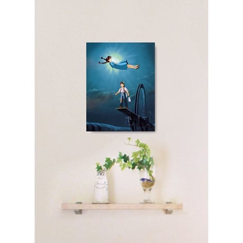 Castle in the Sky The Girl Who Fell From The Sky Artboard Canvas Style 366-Piece Jigsaw Puzzle