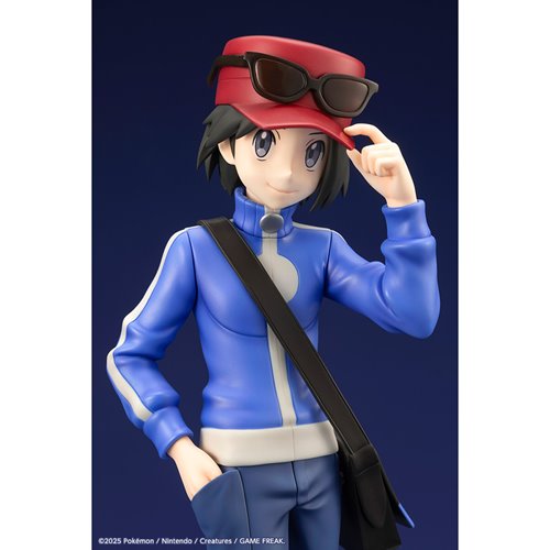Pokemon Calem with Froakie ArtFX J 1:8 Scale Statue