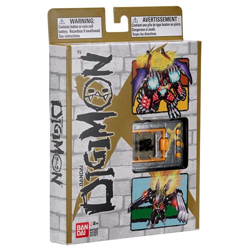 Digimon X Metallic Gray and Gold Electronic Game