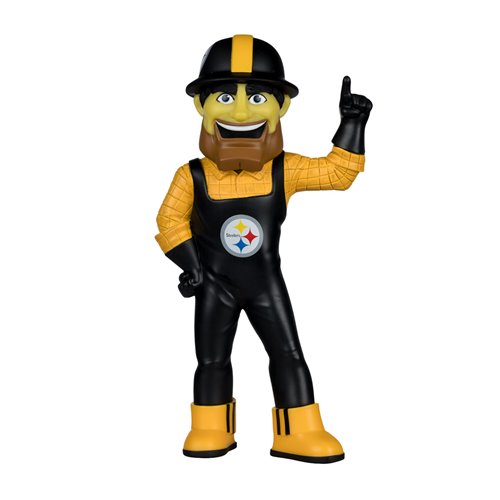 NFL SportsPicks Pittsburgh Steelers Steely McBeam Mascot 8-Inch Posed Figure