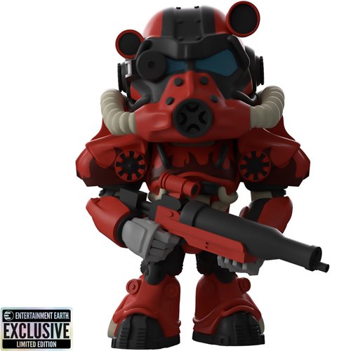 Fallout Collection T-60 Power Armor Hot Rod Variant Vinyl Figure #6 - Entertainment Earth Exclusive